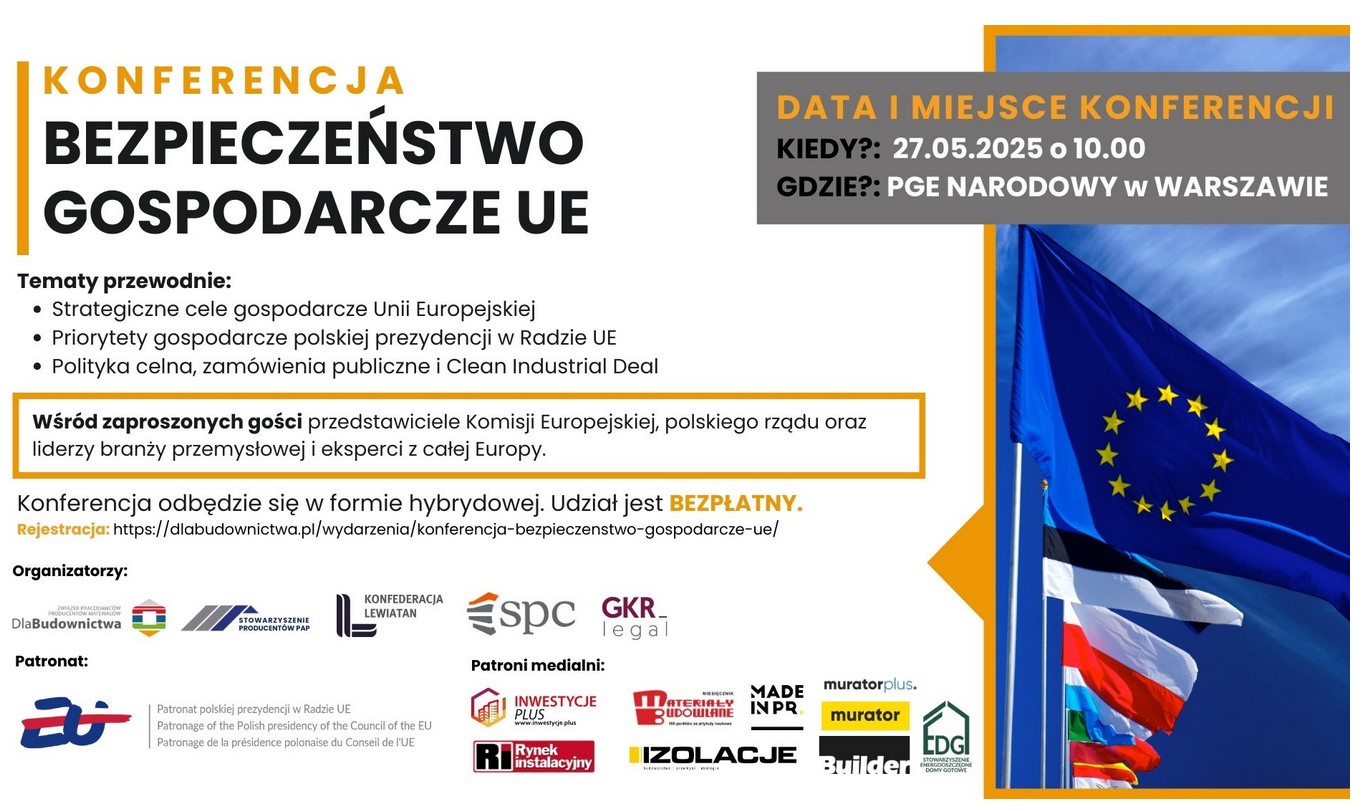 Konferencja Bezpieczeństwo Gospodarcze UE 